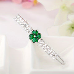 Flower Zircon Hair Clip Side Clip Bangs Clip Head Jewelry Hair Accessories