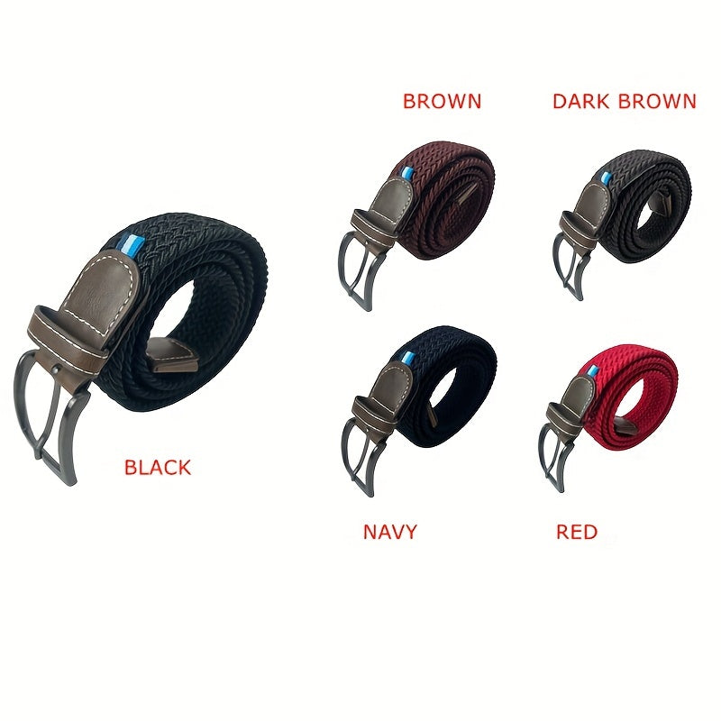 Colorful Golf Braid Stretchy Belt for Men