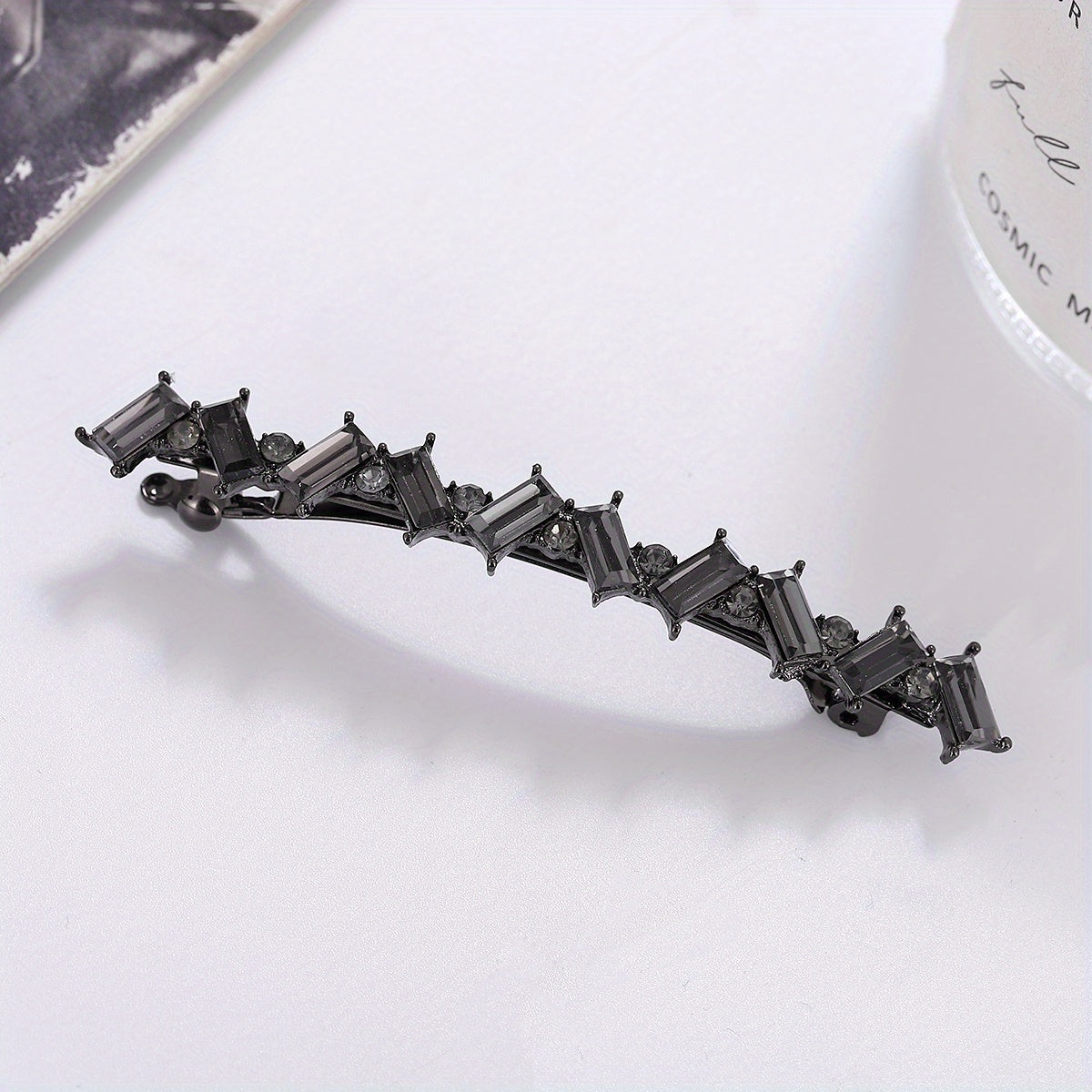 Crystal Hair Clip Retro Style Side Clip Headwear Hair Barrette For Women Girls