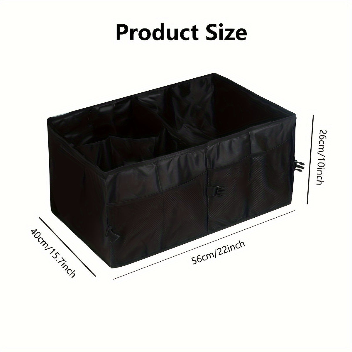 Universal Car Trunk Organizer Folding Storage Box Travel Bag
