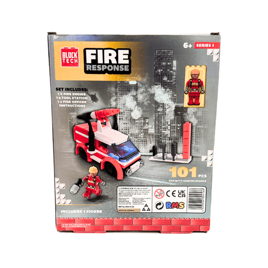 Block Tech Fire Response 101pcs Building Set