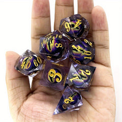 Liquid Dice Resin Game Punishment Accessories Creative Mini Dice Game