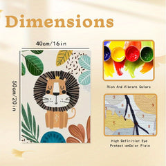 Animal Themes DIY Acrylic Painting Set - 6 Pack