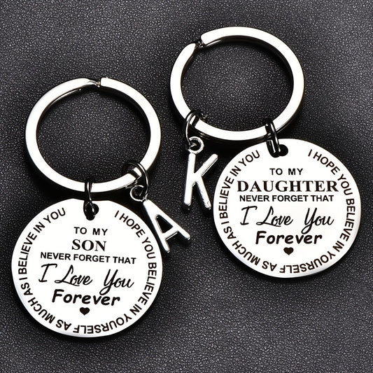 Personalized Stainless Steel Keychain Gift For Daughter