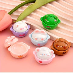 Resin Mini Casserole Toy DIY Accessory for Dollhouse