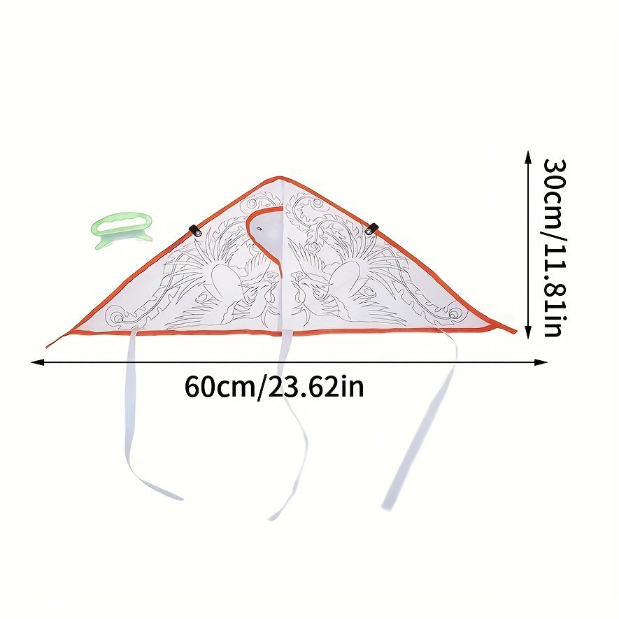 Kids DIY Kite Educational Kite With Handle And Thread