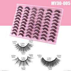Cat Eye Faux Mink Lashes Natural Fluffy Eyelashes 3D Curling False Extension