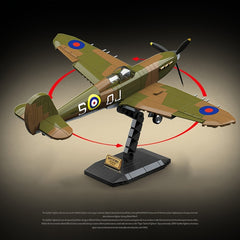 682pcs Military Airplane Model Building Blocks Toy Vintage Fighter Plane