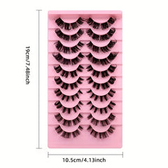 Sexy Fox Eyes DD Curling False Eyelashes Natural Look Thick False Eyelashes