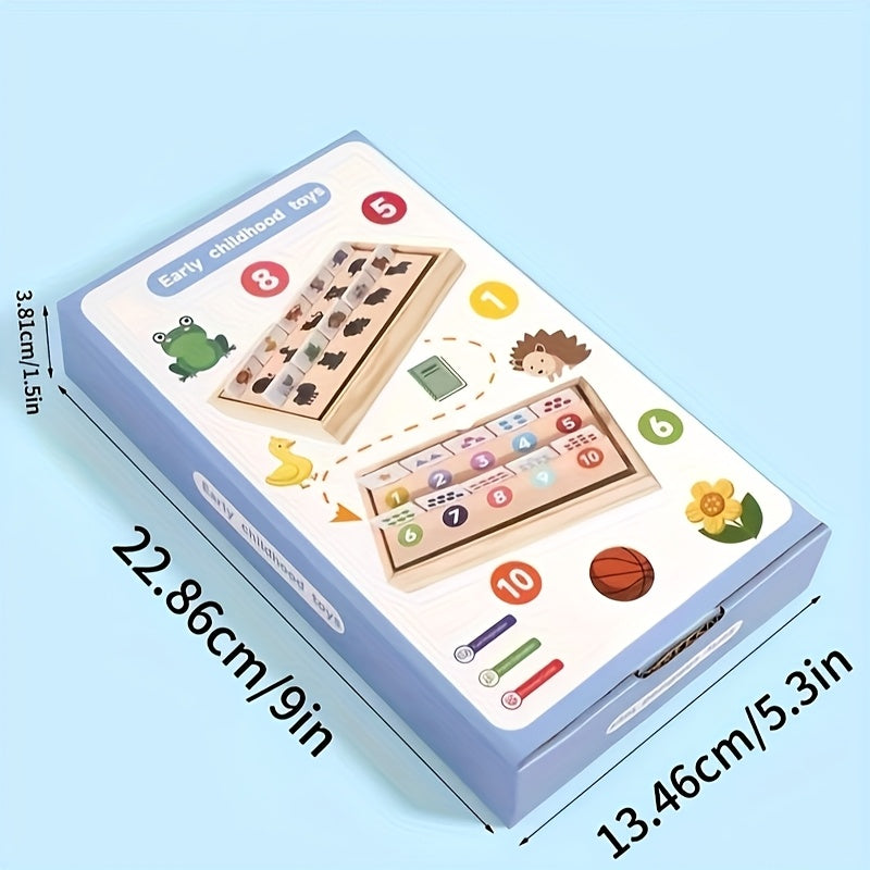 Animal Shadow Matching Memory Card Pairing Game Box