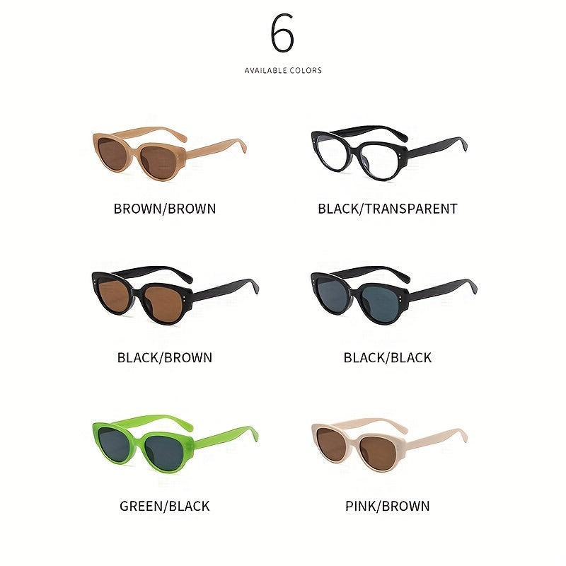 Men's Small Frame Rice Nail Sunglasses Hip Hop PC Sunglasses