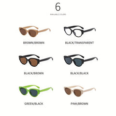 Men's Small Frame Rice Nail Sunglasses Hip Hop PC Sunglasses