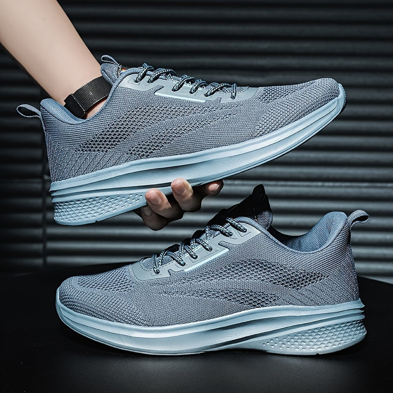 Men's Knit Lightweight Running Shoes Breathable Casual Walking Sneakers