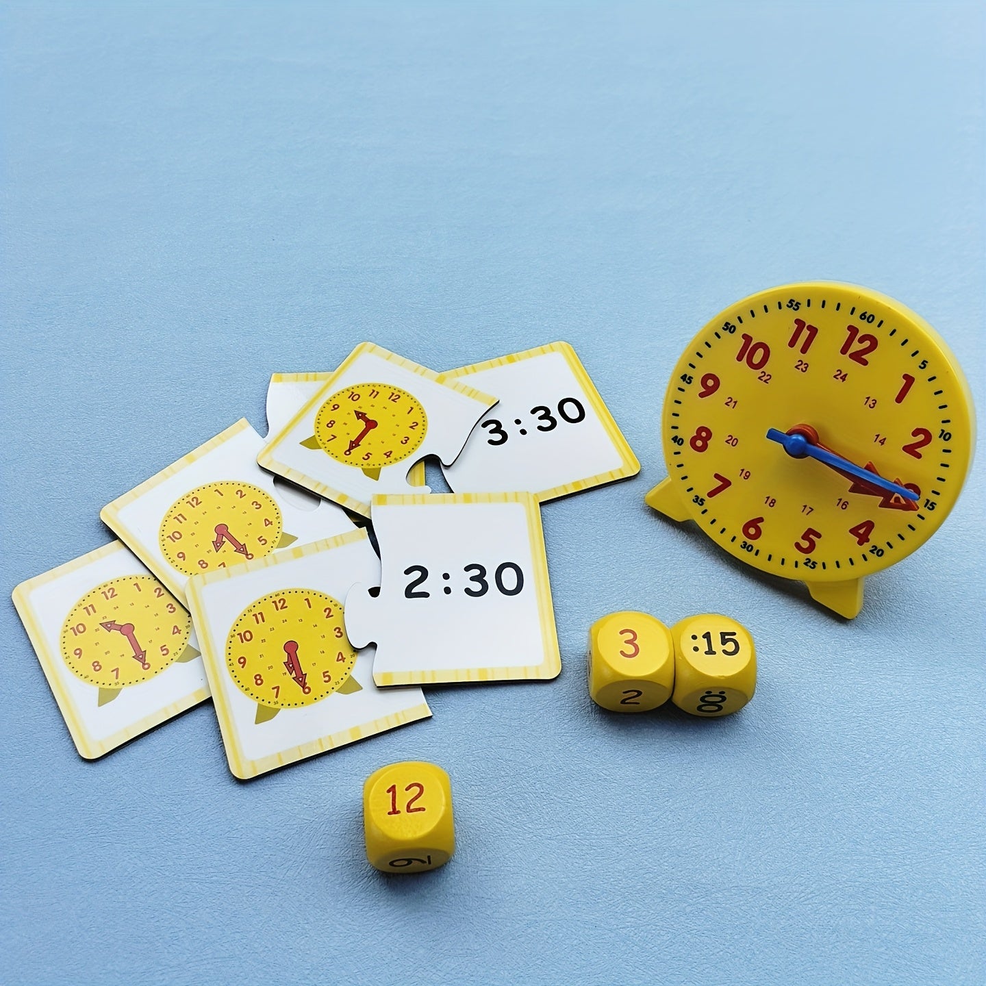 Clock Model Set for Teaching Time Recognition