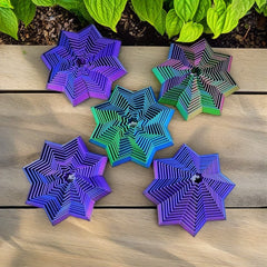 3D Printed Stress Reduction Gadget - Purple ABS Plastic - Ages 14+