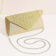 Glitter Shoulder Chain Bag Evening Clutch Wallet