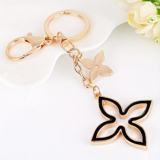 Four Leaf Clover Car Key Chain Pendant Bag Decoration