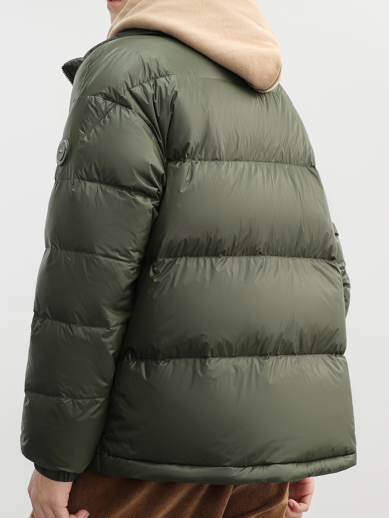 Men's Padded Jacket Stand Collar Thermal Coat