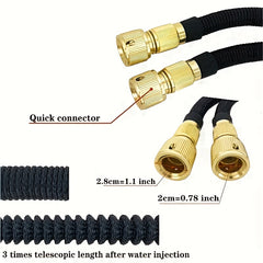 Convenient Flexible Water Hose w/ High Pressure Car Wash Spray Gun