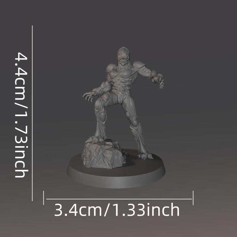 Hand Painted Orc Miniatures for Board Room Decoration