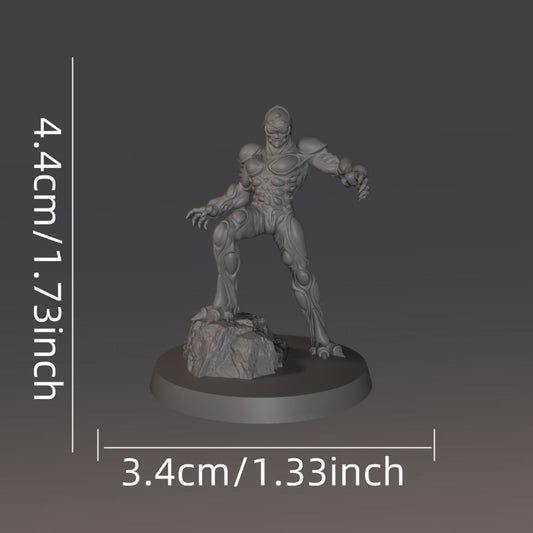 Hand Painted Orc Miniatures for Board Room Decoration