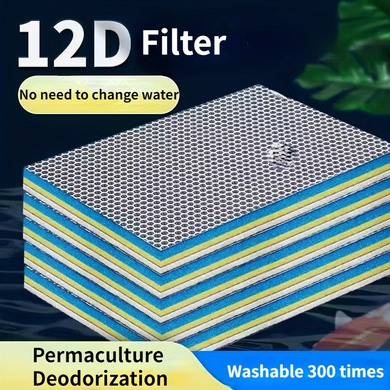 Bio Sponge Filter Aquarium Media 12 Layer No Glue High Density