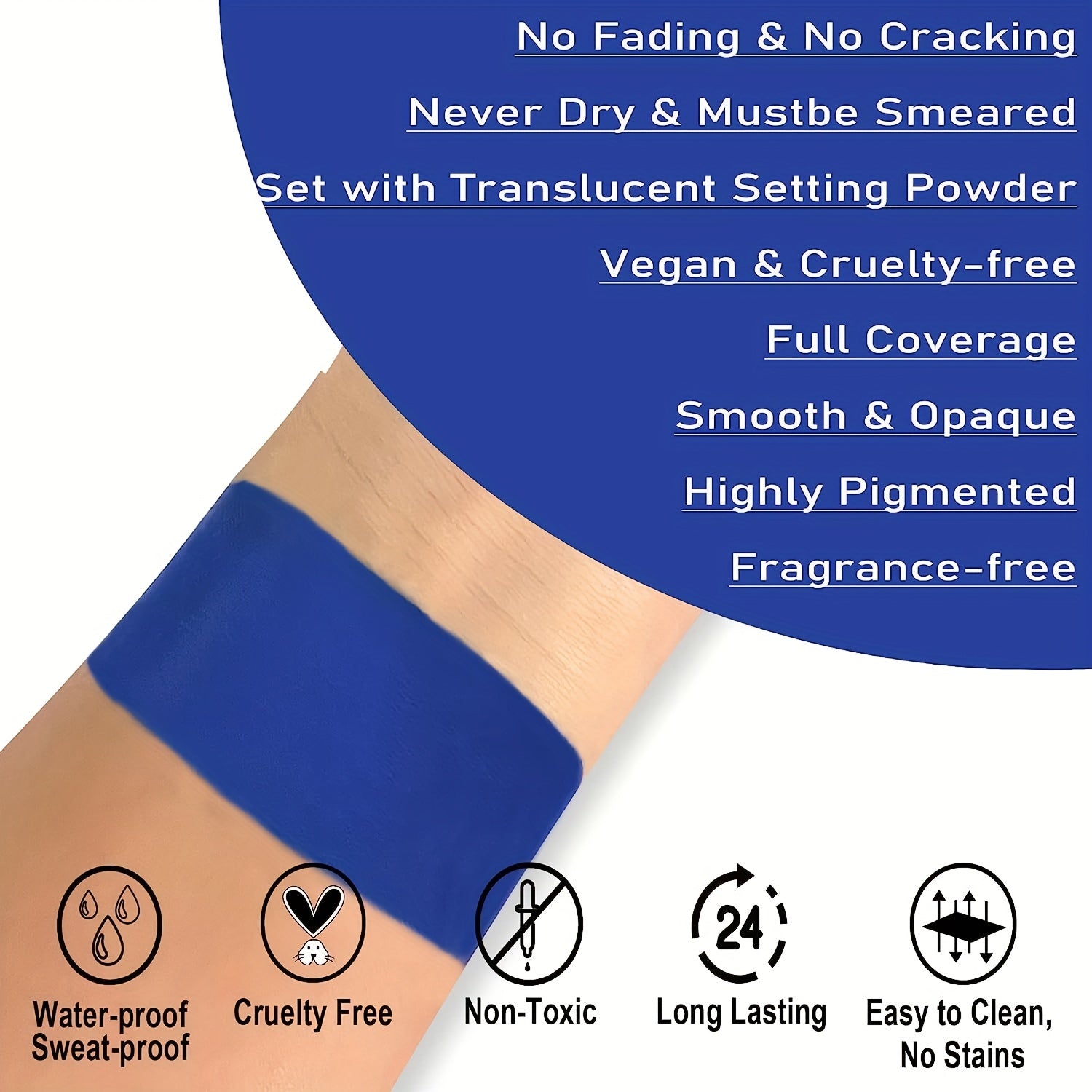 CCBeauty Face Body Paint Stick Makeup for Halloween SFX Cosplay Costume Party