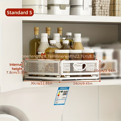 Kitchen Cabinet Storage Rack Pull Out Spice Rack Organizer