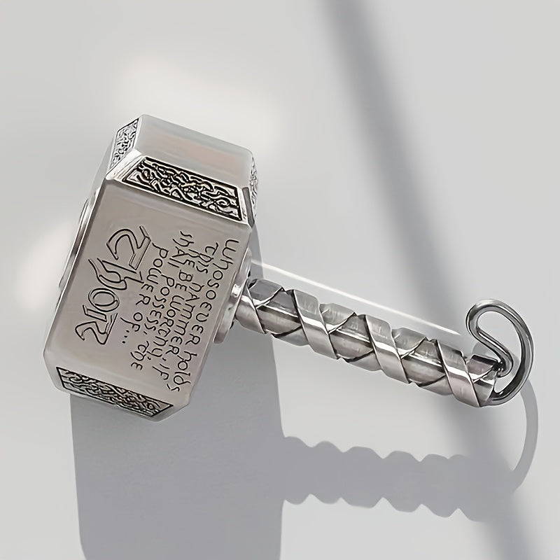 Thor's Hammer Fidget Spinner Stainless Steel Adult Stress Reliever