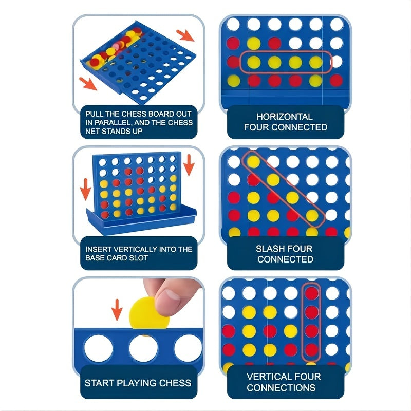 Connect 4 Classic Board Game for Party Fun