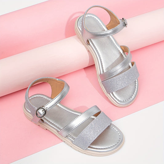 Girl's Solid Sandals Comfy Non Slip Casual Style Shoes