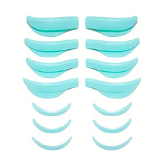 Silicone Eyelash Perm Pads Lash Lift Set 7 Pairs for 3D Curler & Extensions