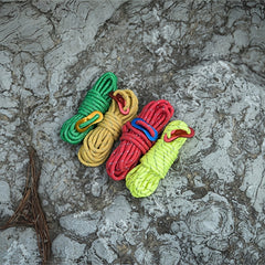 4pcs 3m Reflective Rope Wind Rope with Buckle for Camping