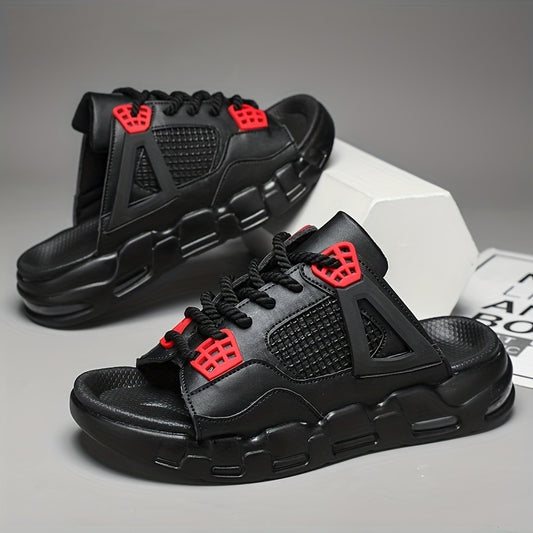 Men's Non Slip Platform Slides Comfortable Cloud Slides
