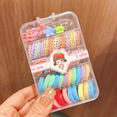 Colorful Hair Tie Set for Kids, Baby Ties, Rubber Bands
