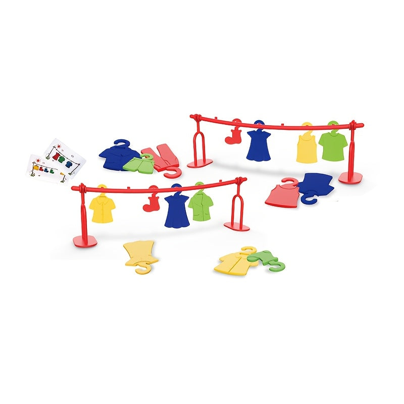 Colorful Clothes Matching Puzzle Game with Laundry Sorter