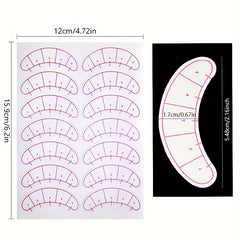 35 Pairs Lash Mapping Stickers for Eyelash Extensions