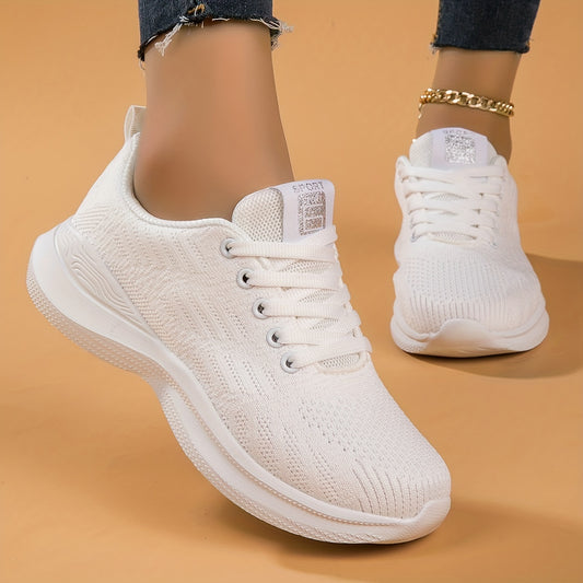 Women's Lace Up Lightweight Athletic Running Shoes Comfortable Casual Sneakers