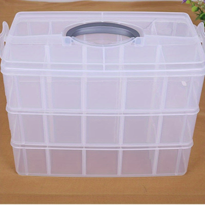 Adjustable Compartment Slot Bead Craft Jewellery Storage Organizer