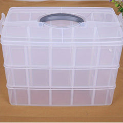 Adjustable Compartment Slot Bead Craft Jewellery Storage Organizer