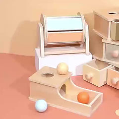 Wooden Building Blocks Set for Toddlers