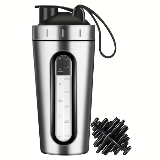 28oz Stainless Steel Protein Shaker Bottle with Shaker Ball