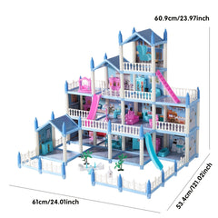 DIY Assembled Villa Creative Birthday Gift With Light String