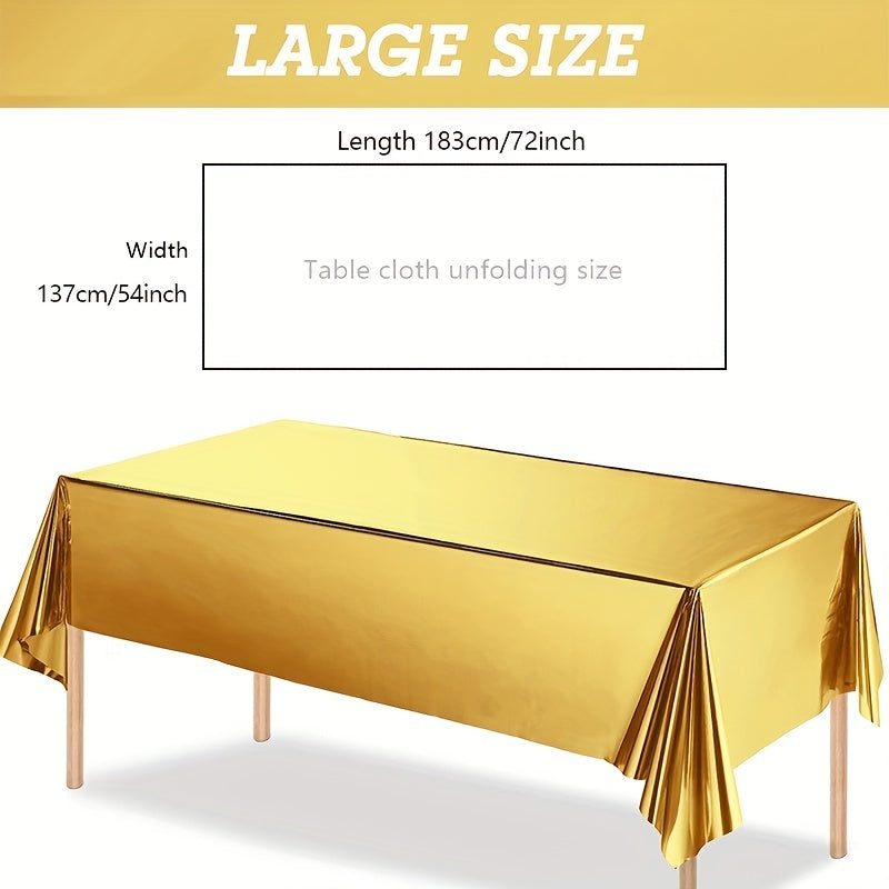 Waterproof Disposable Rectangle Tablecloth 101 6x269 for Special Event or Picnic