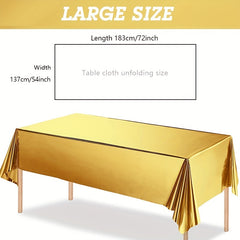 Waterproof Disposable Rectangle Tablecloth 101 6x269 for Special Event or Picnic