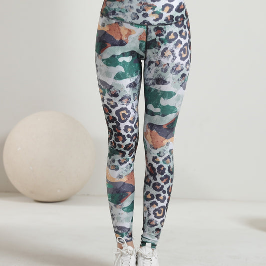 Leopard Print Yoga Workout Pants - High Elastic Fitness Leggings