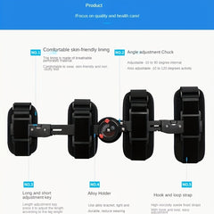 Adjustable Aluminum Alloy Knee Joint Support Plate with Precise Regulation
