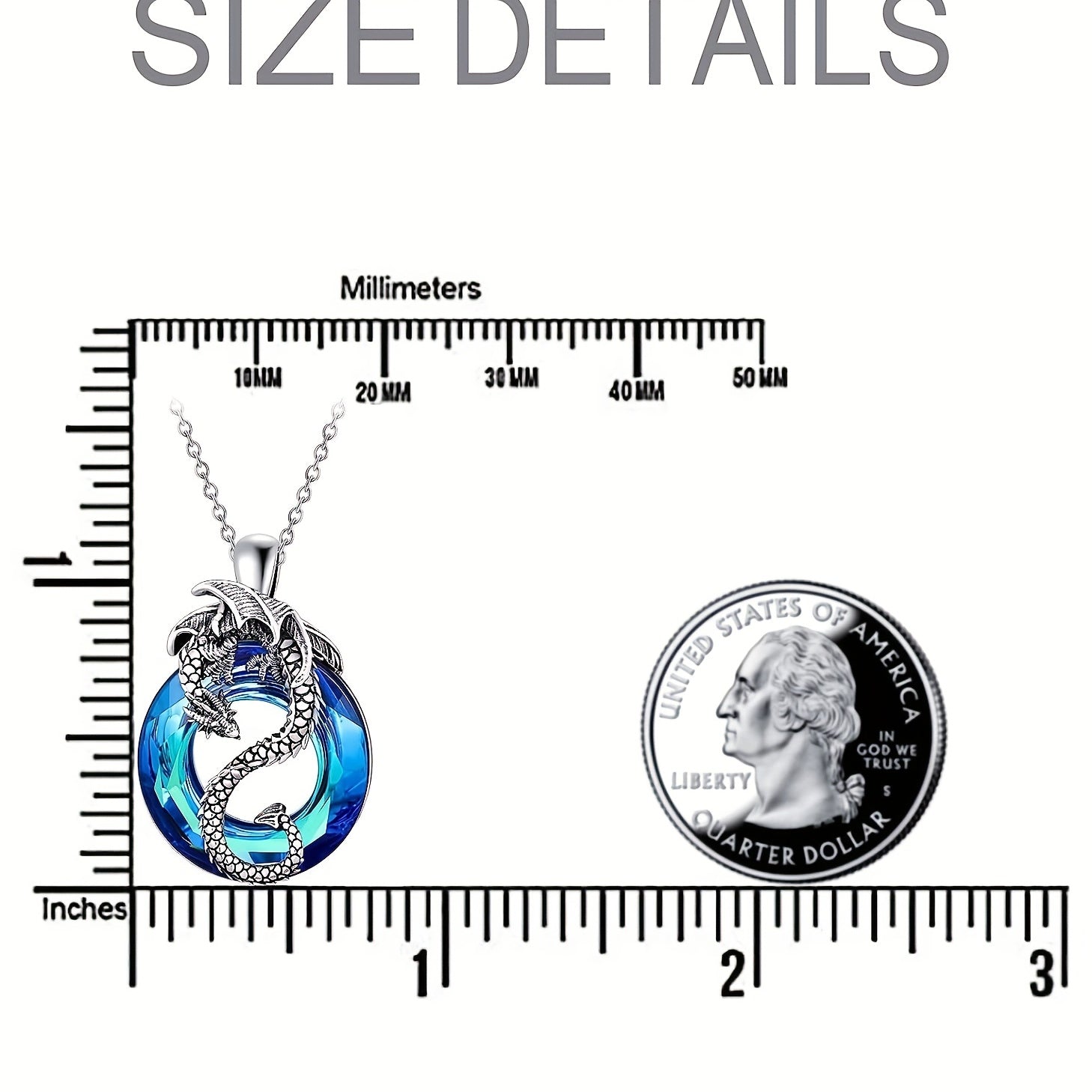Dragon Scale Pendant Necklace Retro Style Gift for Men & Women