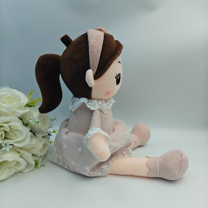 Adorable Angel Girl Plush Toy Doll Soft Pink & Mixed Colors