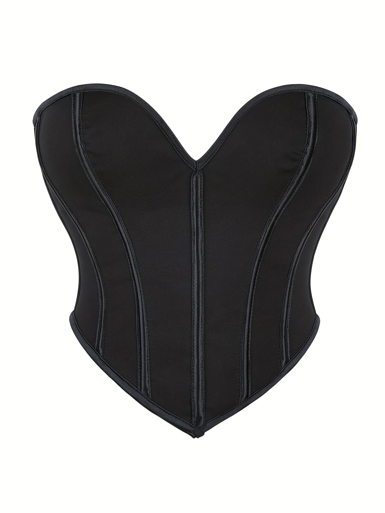 Strapless Corset Bustier Lace Up Body Shaper Women's Lingerie